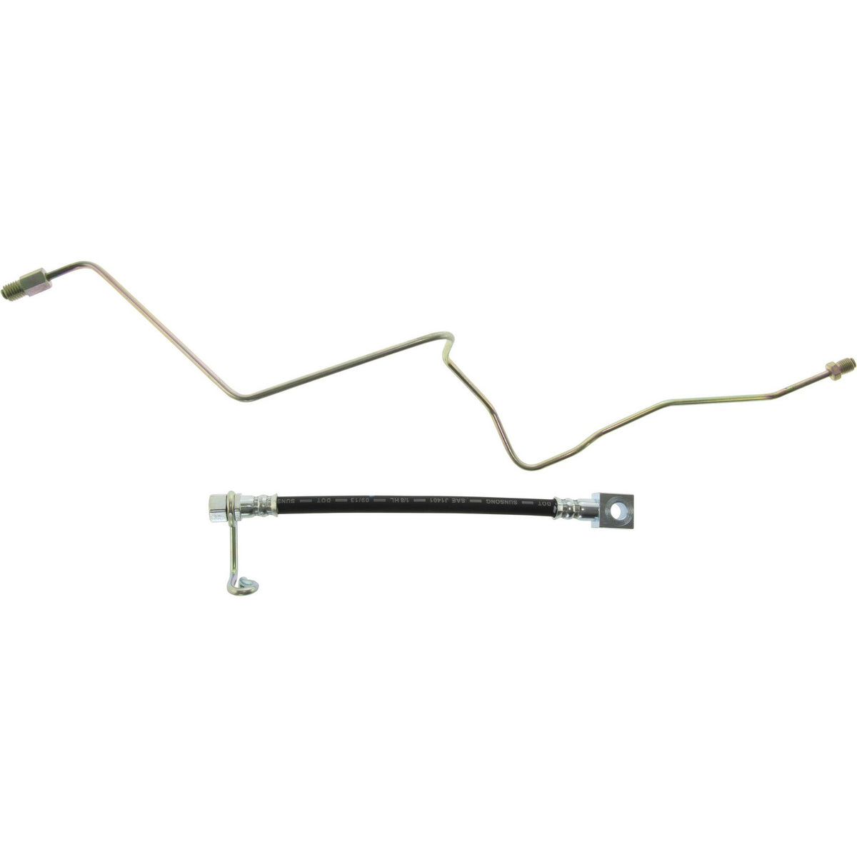 Centric Parts Brake Hydraulic Hose for 2007-2012 Dodge Ram 3500 150.67392