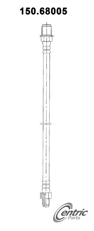 Centric Parts Brake Hydraulic Hose 150.68005