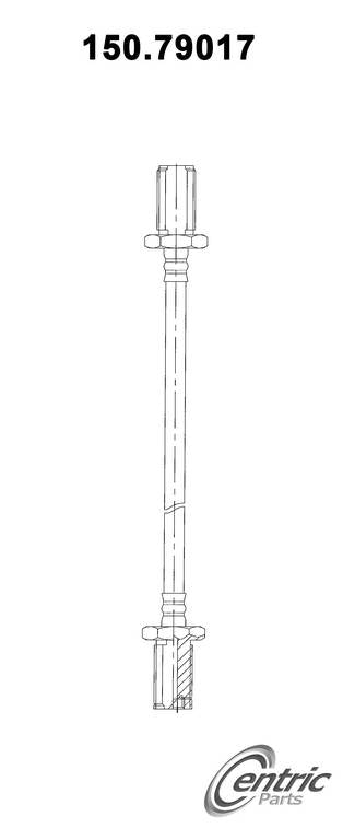 Centric Parts Brake Hydraulic Hose for Ford C800 1983-1980, C900 1981, C7000 1971 150.79017