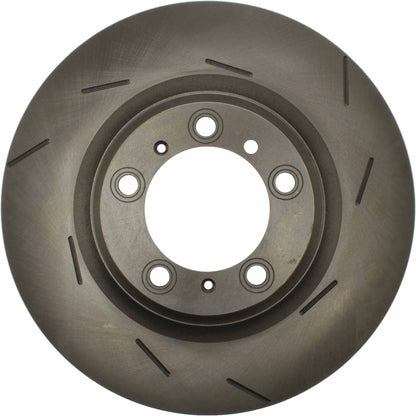 Centric Parts Disc Brake Rotor Standard Slotted with G11 Metallurgy for 2007-2013 Porsche 911 2010-2016 Panamera 226.37055