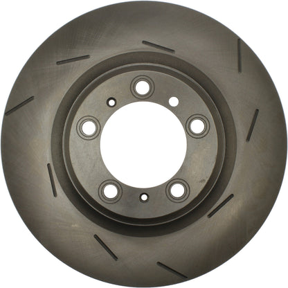 Centric Parts Disc Brake Rotor Standard Slotted with G11 Metallurgy for 2007-2013 Porsche 911 2010-2016 Panamera 226.37055
