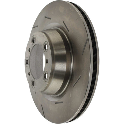 Centric Parts Disc Brake Rotor Standard Slotted with G11 Metallurgy for 2007-2013 Porsche 911 2010-2016 Panamera 226.37055