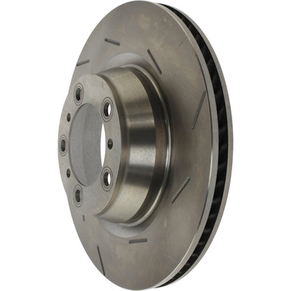 Centric Parts Disc Brake Rotor Standard Slotted with G11 Metallurgy for 2007-2013 Porsche 911 2010-2016 Panamera 226.37055