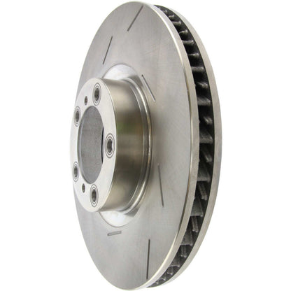 Centric Parts Disc Brake Rotor Standard Slotted with G11 Metallurgy for 2010-2013 Porsche Panamera 226.37070