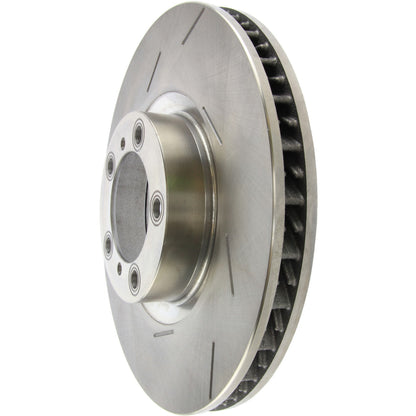 Centric Parts Disc Brake Rotor Standard Slotted with G11 Metallurgy for 2010-2013 Porsche Panamera 226.37070