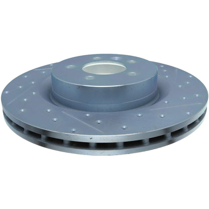 StopTech Select Sport Drilled And Slotted Brake Rotor; Front Left