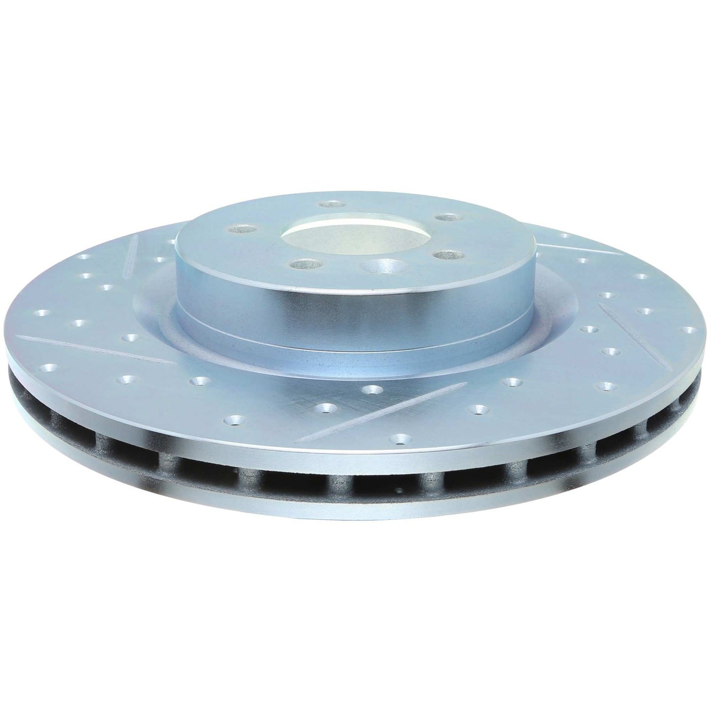 StopTech Select Sport Drilled And Slotted Brake Rotor; Front Right
