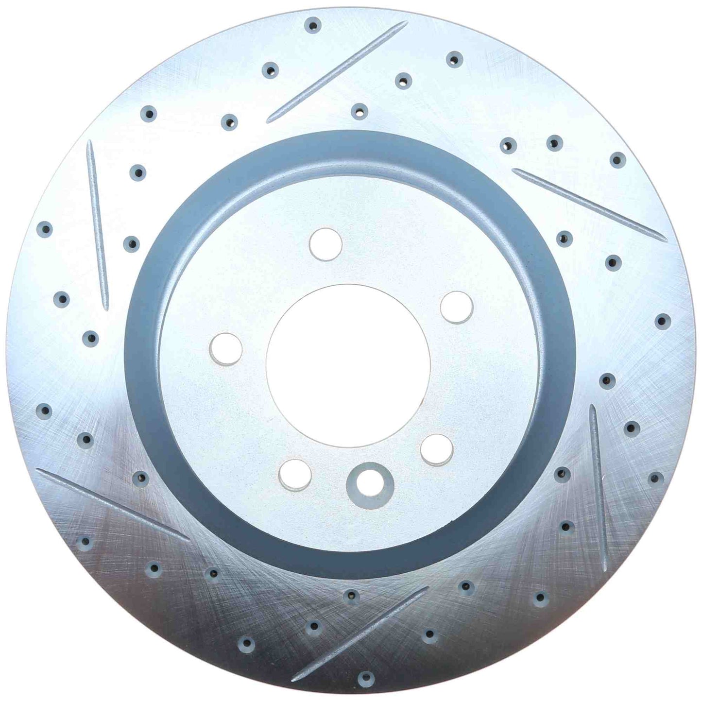 StopTech Select Sport Drilled And Slotted Brake Rotor; Front Right