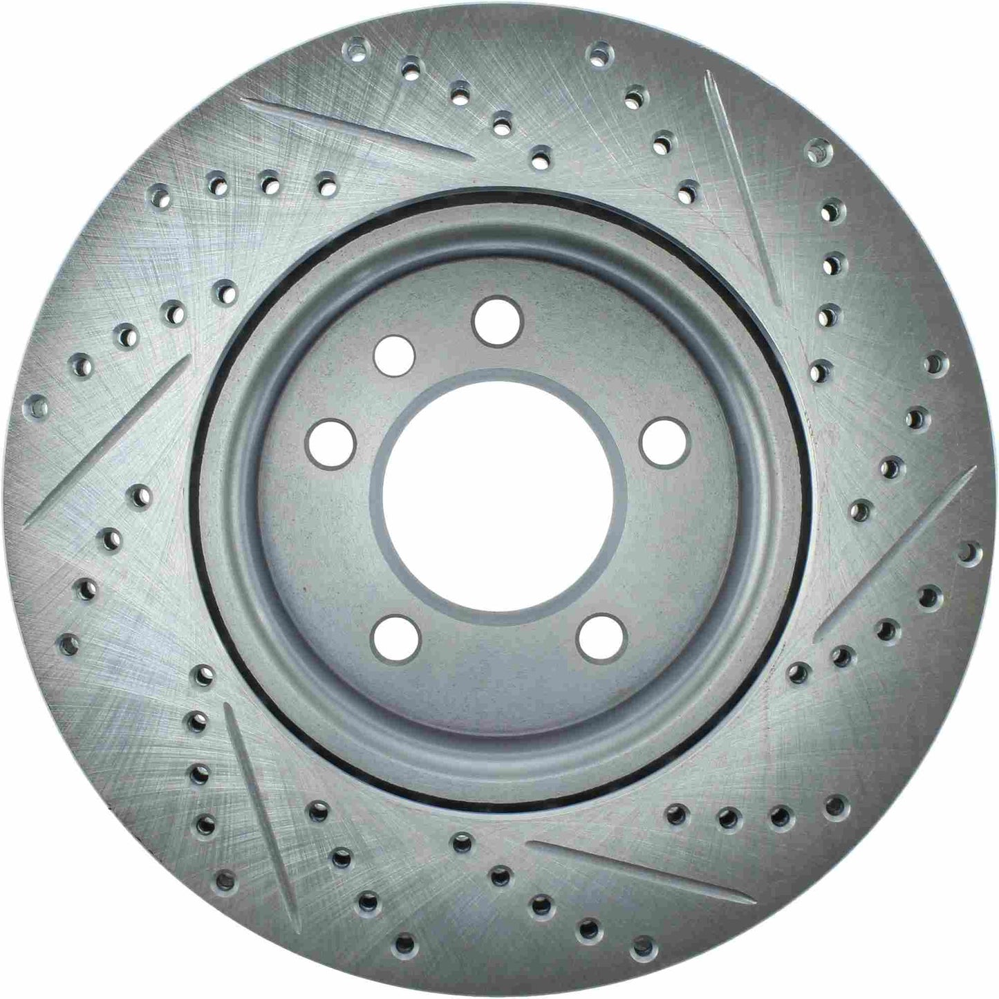 StopTech Select Sport Drilled And Slotted Brake Rotor; Front Right