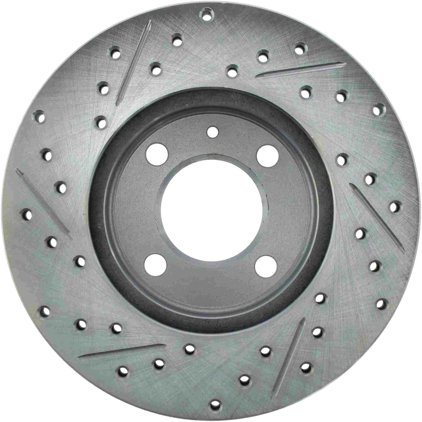 StopTech Select Sport Drilled And Slotted Brake Rotor; Front Left