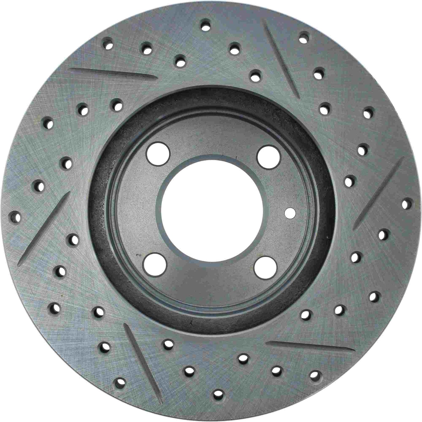 StopTech Select Sport Drilled And Slotted Brake Rotor; Front Right