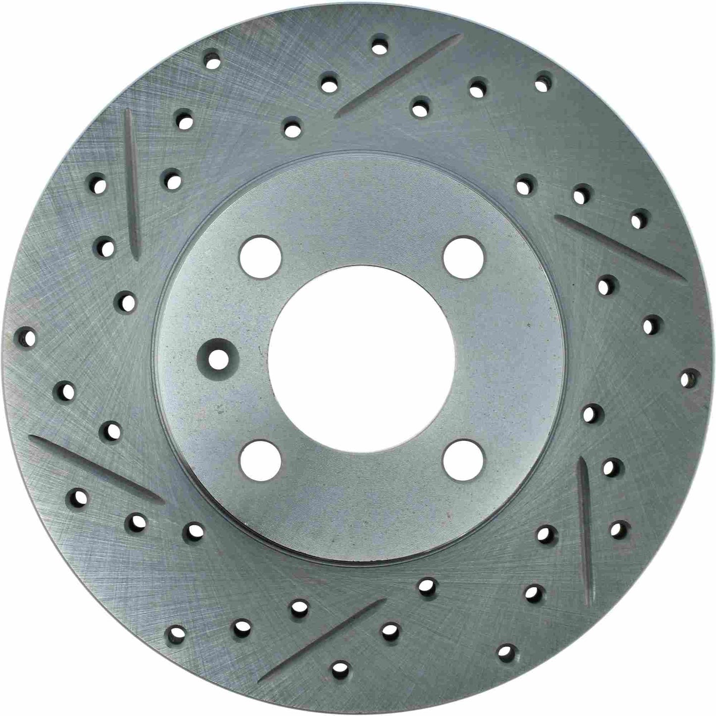 StopTech Select Sport Drilled And Slotted Brake Rotor; Front Right