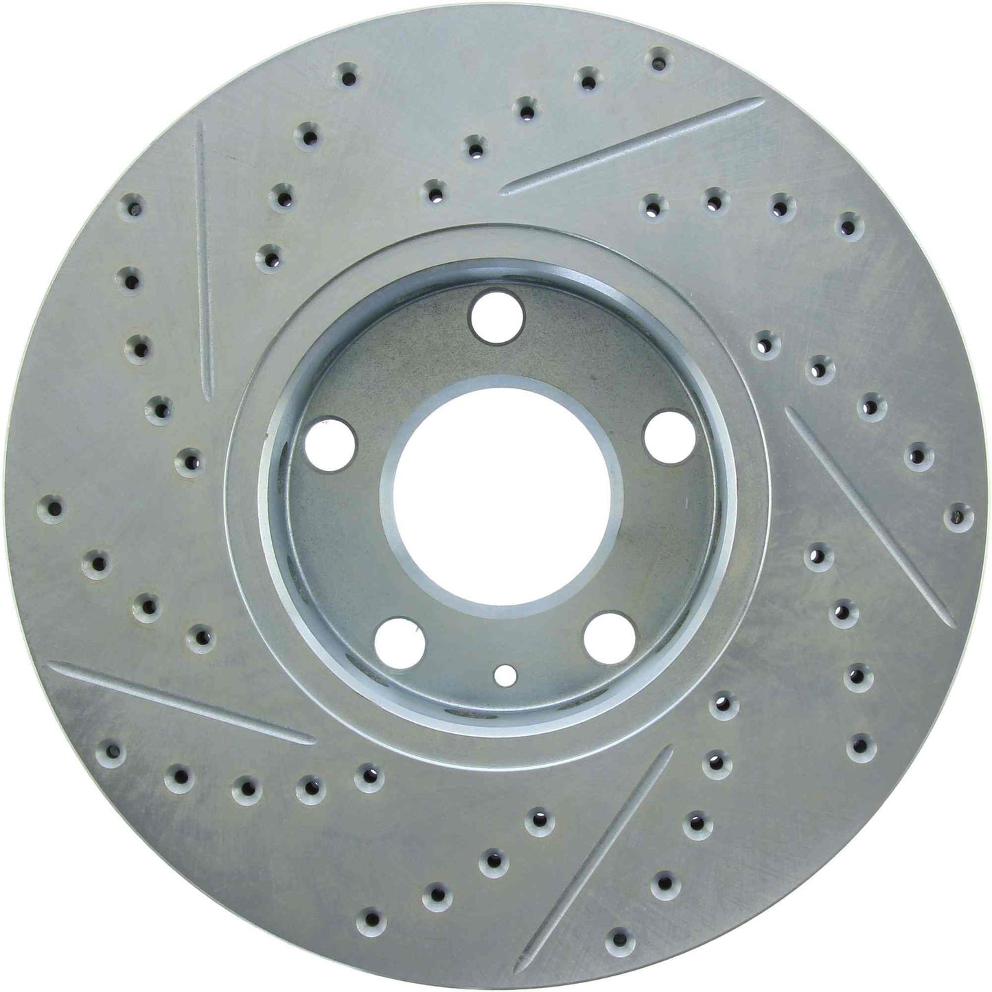 StopTech Select Sport Drilled And Slotted Brake Rotor; Front Left
