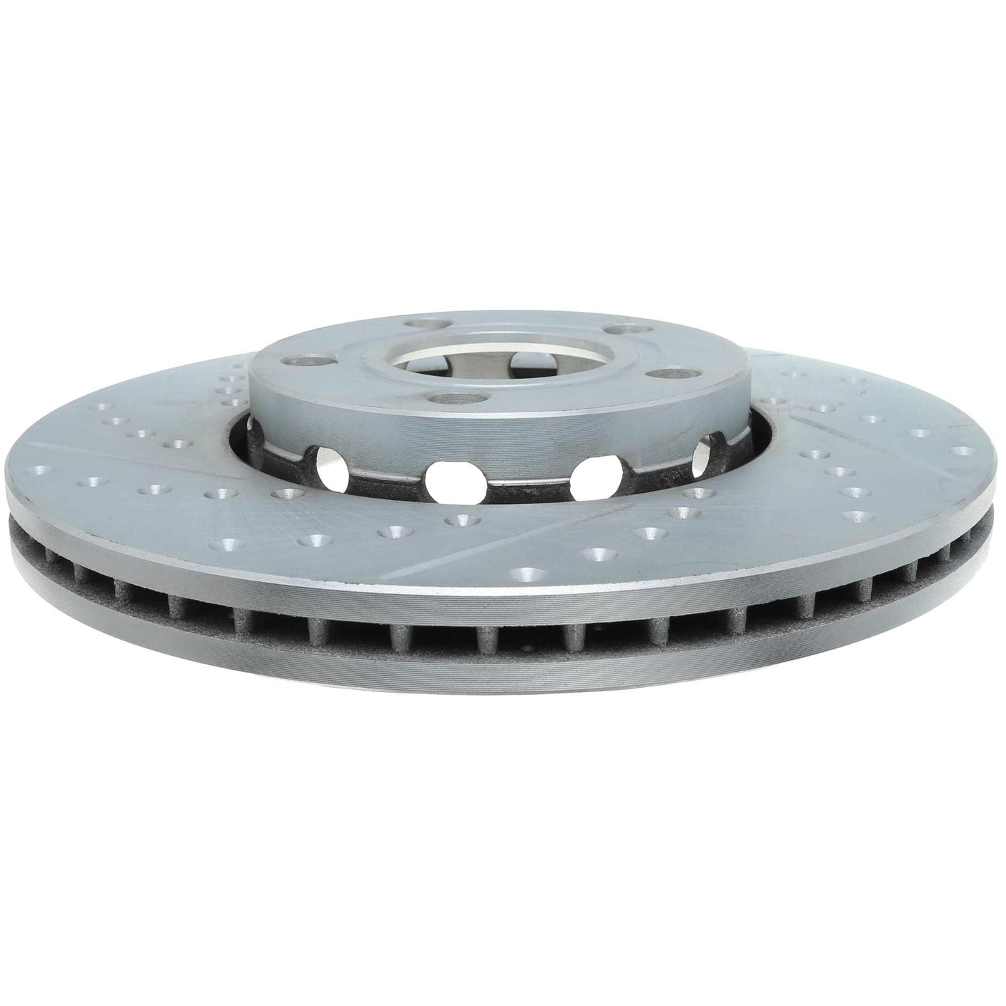 StopTech Select Sport Drilled And Slotted Brake Rotor; Front Right