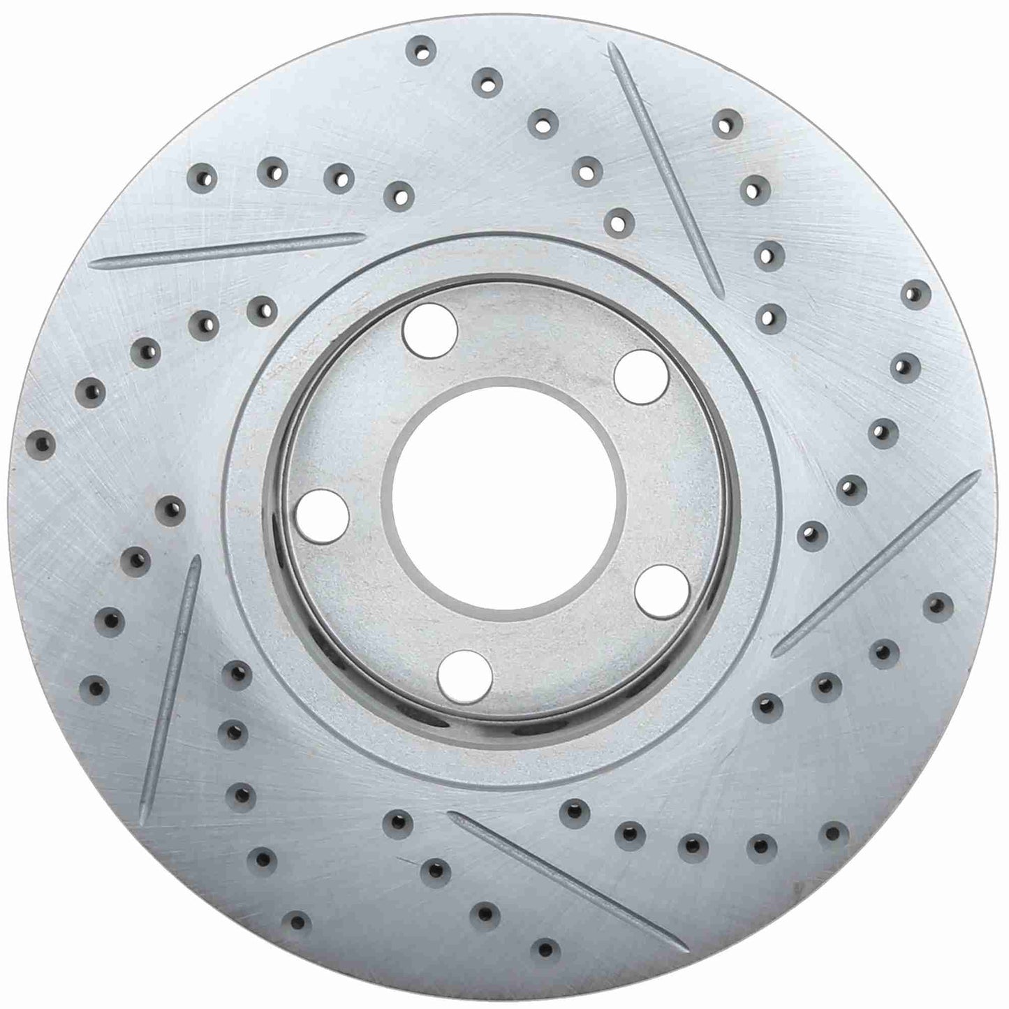 StopTech Select Sport Drilled And Slotted Brake Rotor; Front Right