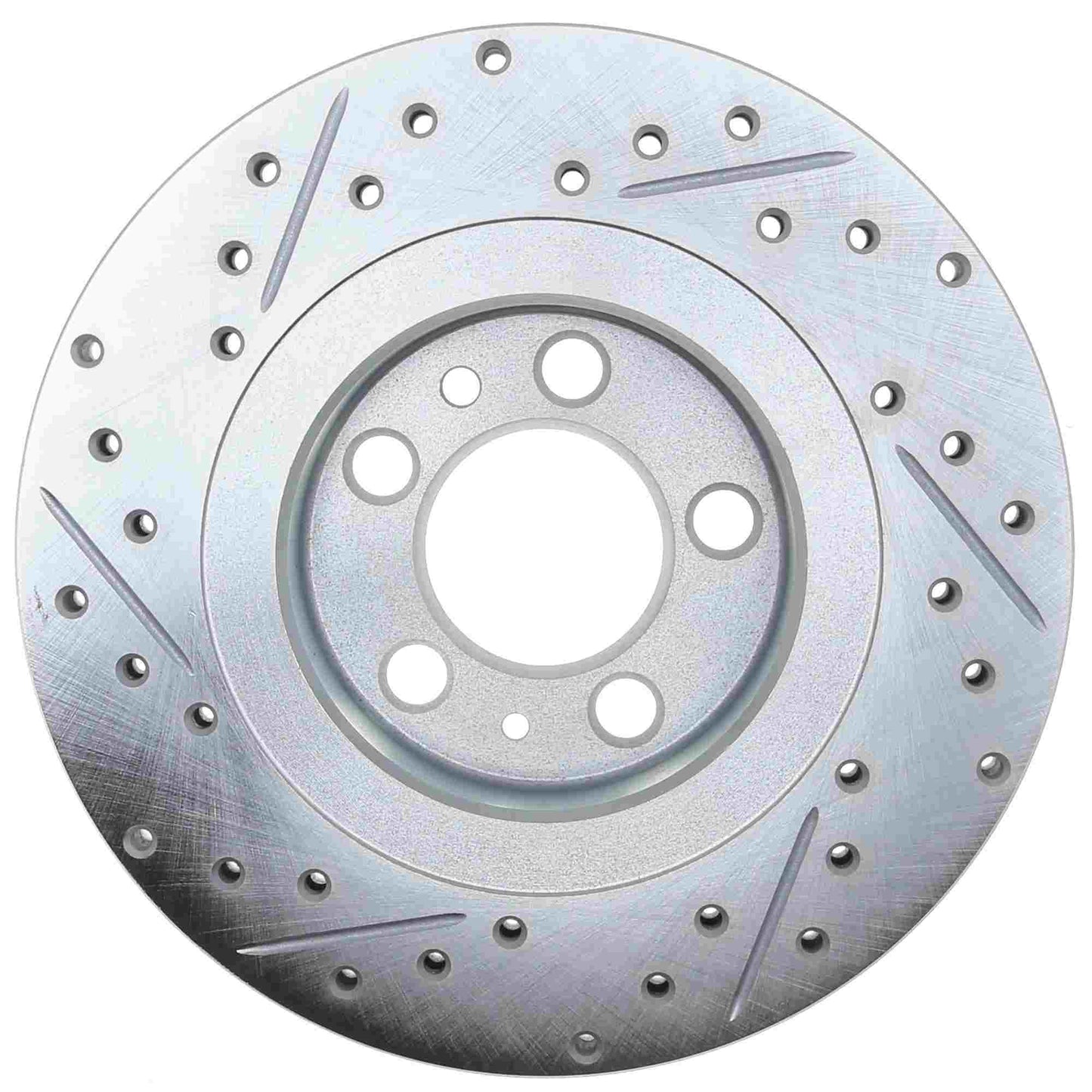 StopTech Select Sport Drilled And Slotted Brake Rotor; Front Left
