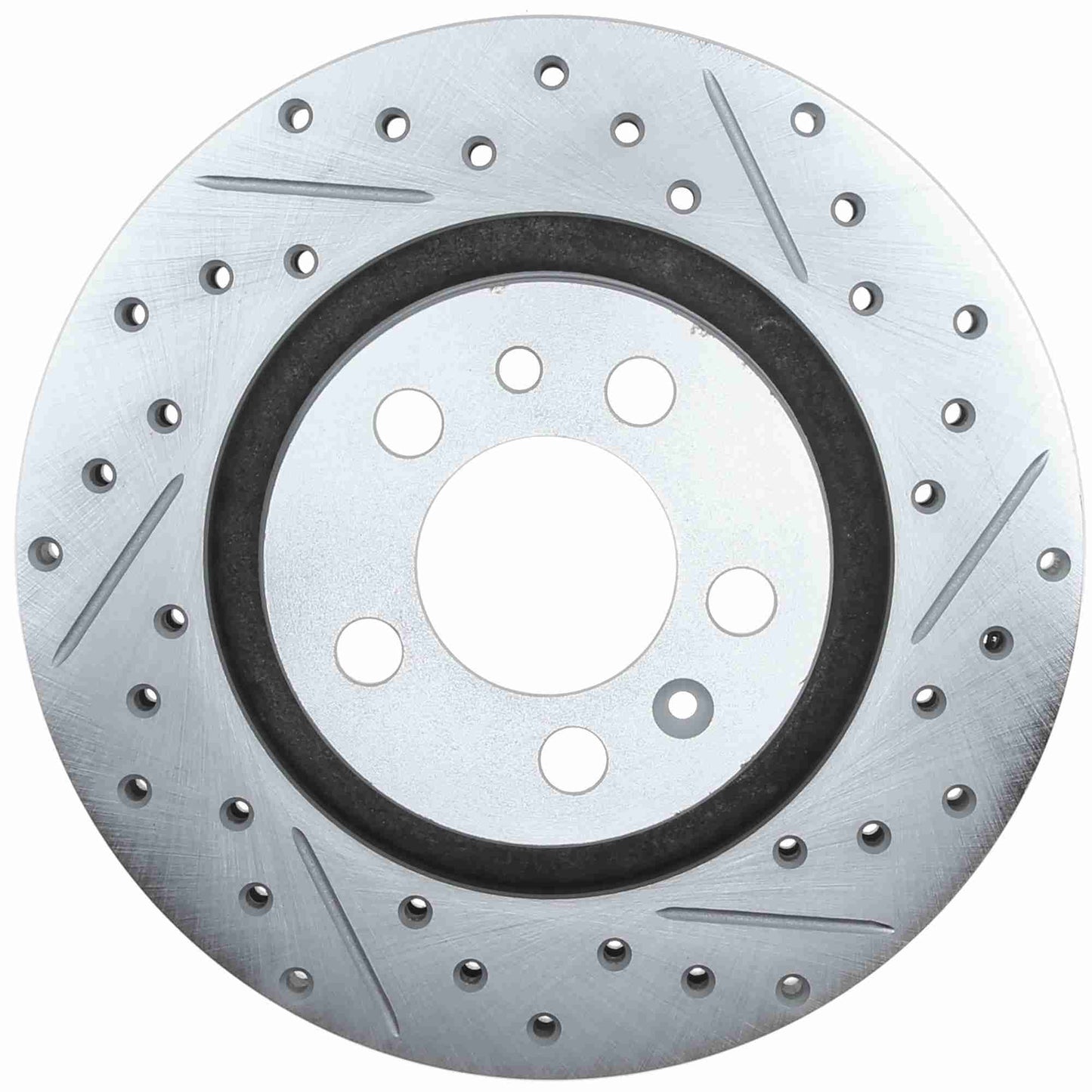 StopTech Select Sport Drilled And Slotted Brake Rotor; Front Left