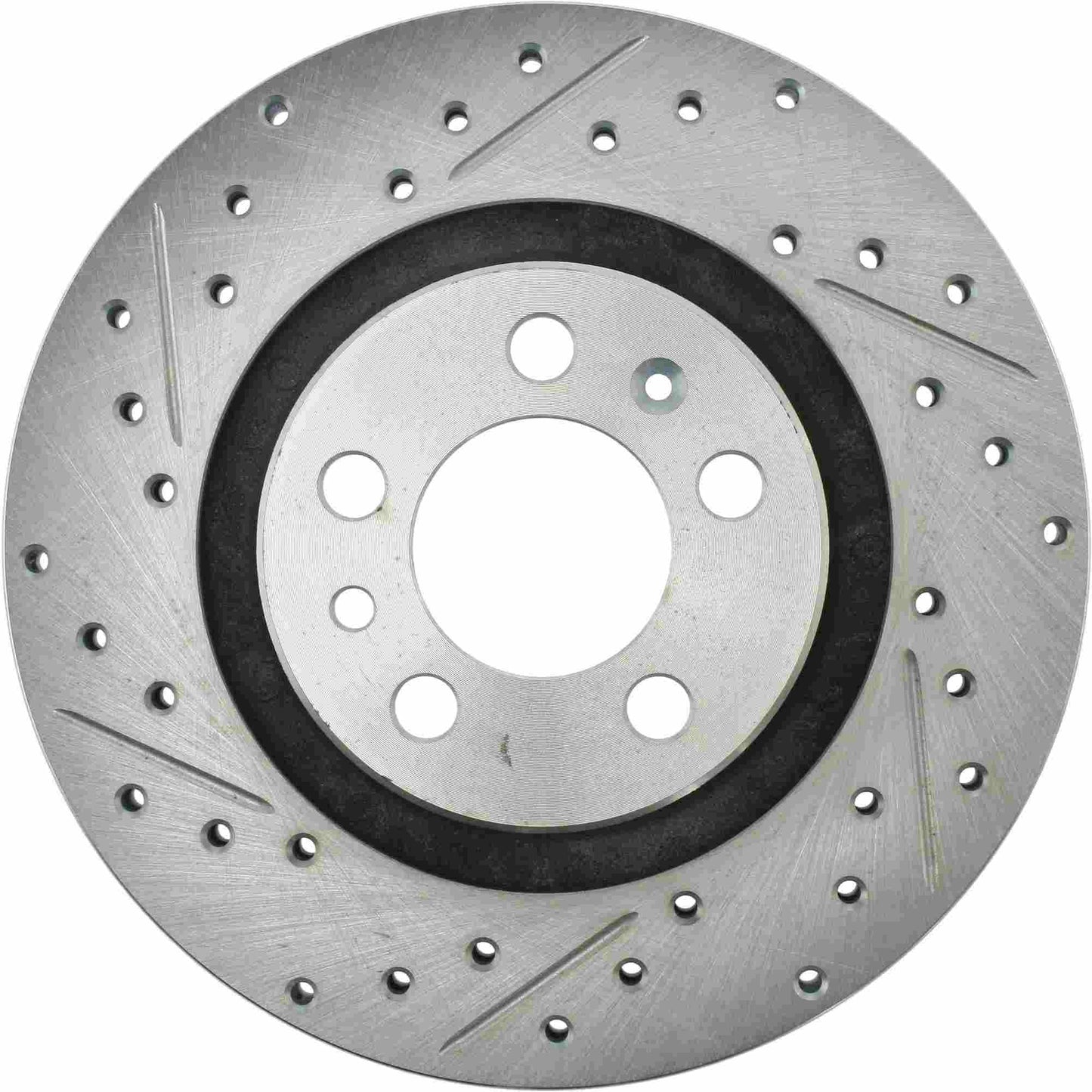 StopTech Select Sport Drilled And Slotted Brake Rotor; Front Right