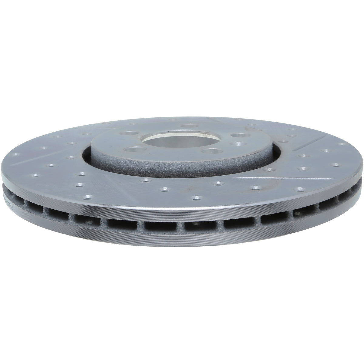 StopTech Select Sport Drilled And Slotted Brake Rotor; Front Left