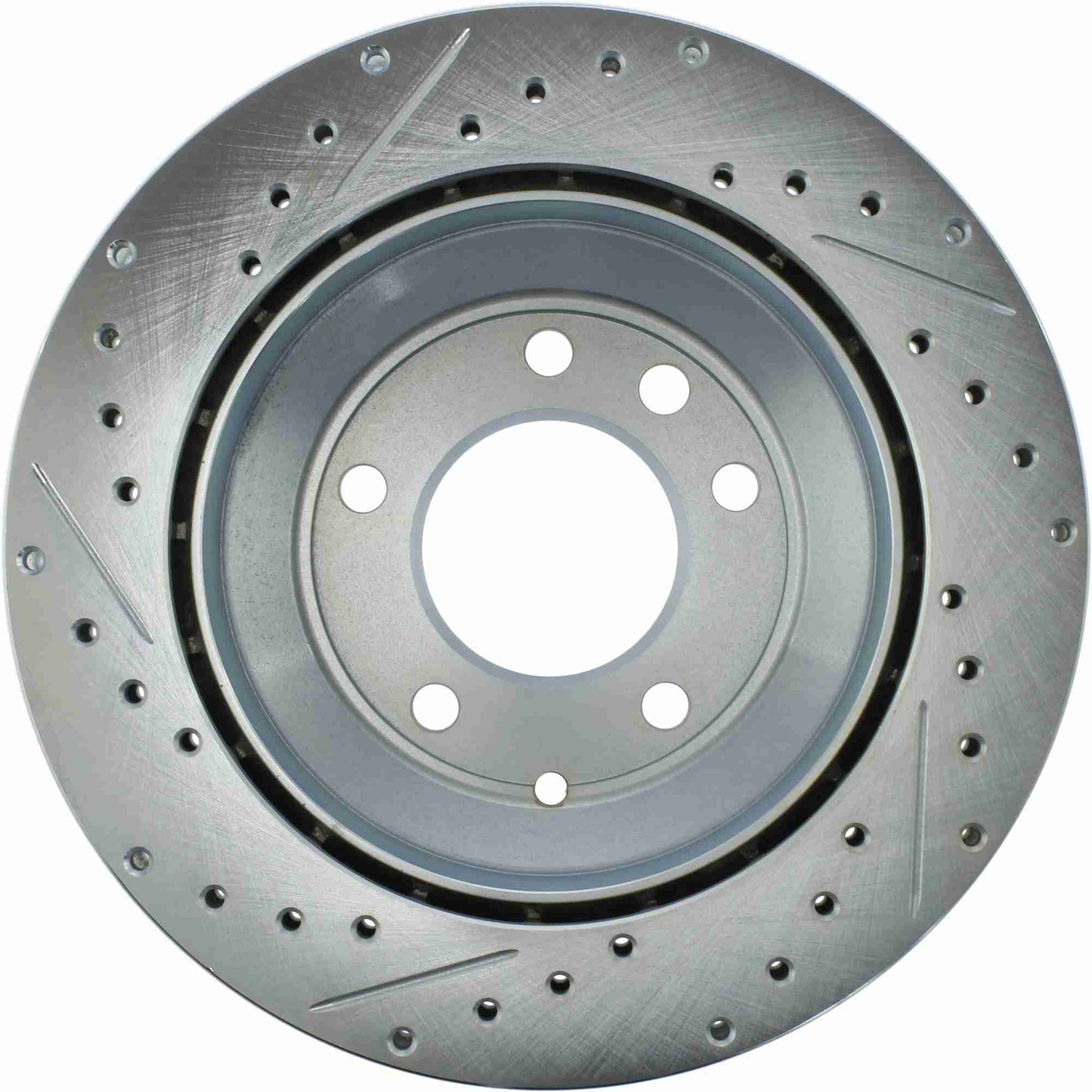 StopTech Select Sport Drilled And Slotted Brake Rotor;Front And Rear Left