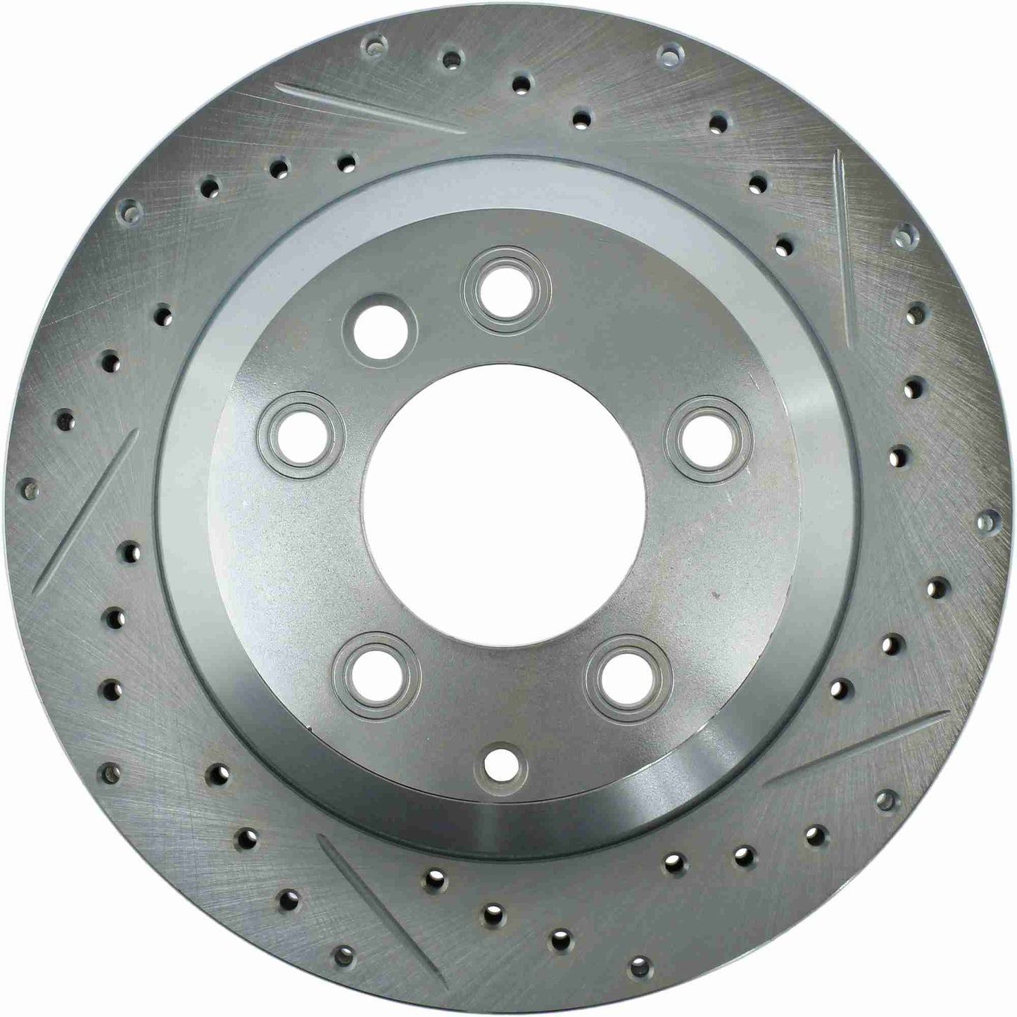 StopTech Select Sport Drilled And Slotted Brake Rotor;Front And Rear Left