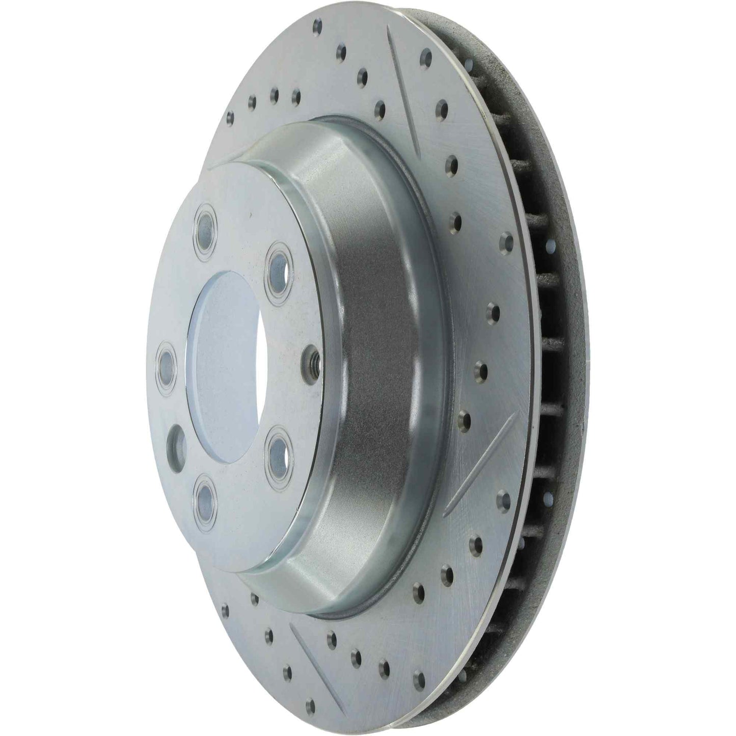 StopTech Select Sport Drilled And Slotted Brake Rotor;Front And Rear Left