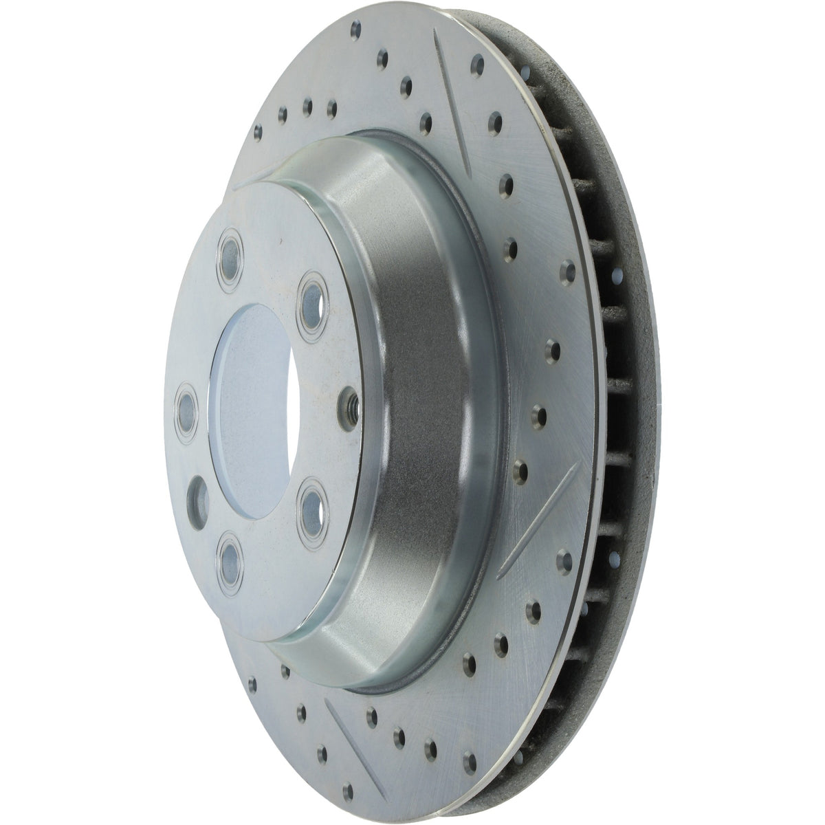 StopTech Select Sport Drilled And Slotted Brake Rotor;Front And Rear Left