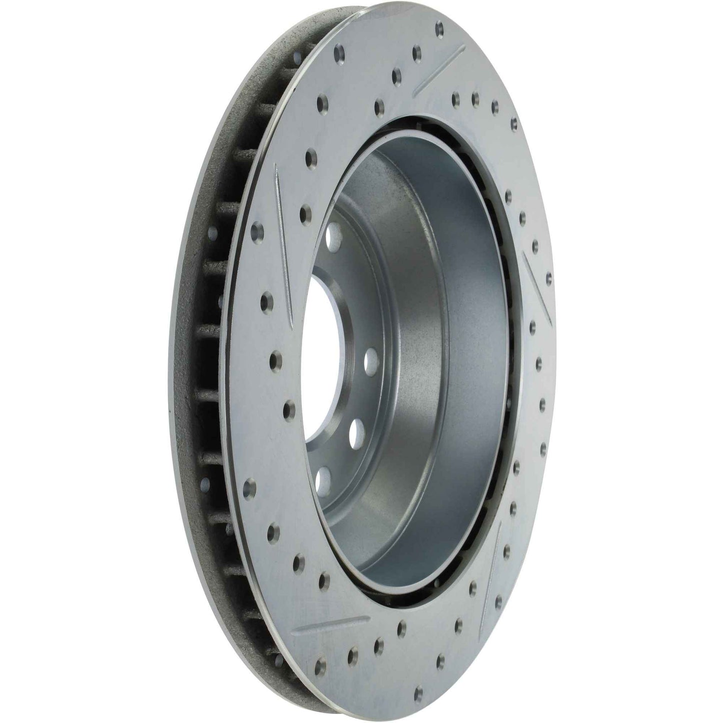 StopTech Select Sport Drilled And Slotted Brake Rotor;Front And Rear Left