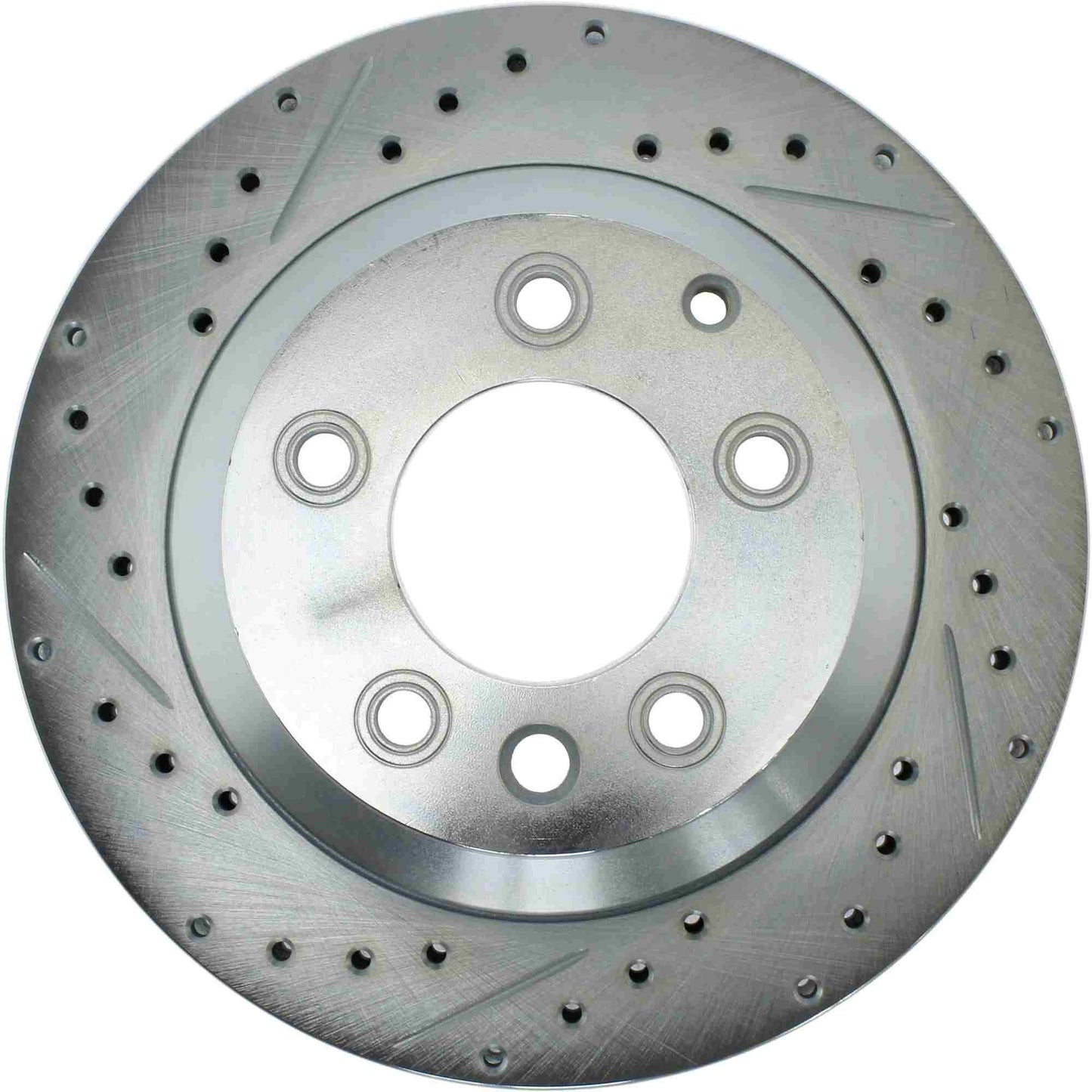 StopTech Select Sport Drilled And Slotted Brake Rotor;Front And Rear Right