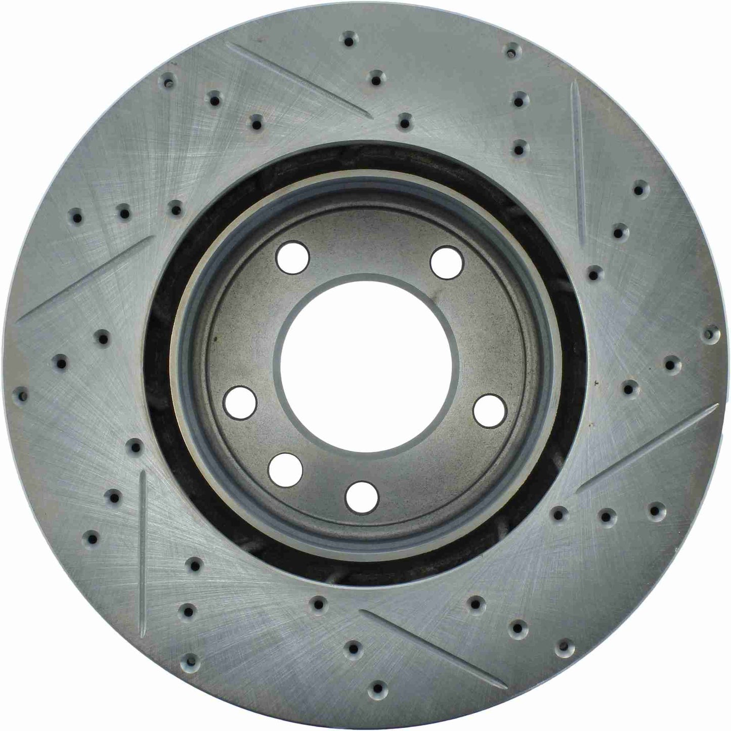 StopTech Select Sport Drilled And Slotted Brake Rotor; Front Right