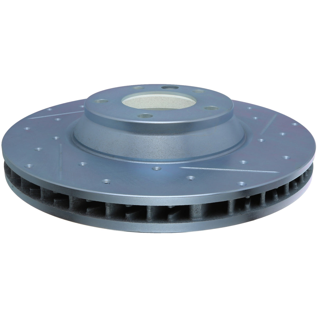 StopTech Select Sport Drilled And Slotted Brake Rotor; Front Left