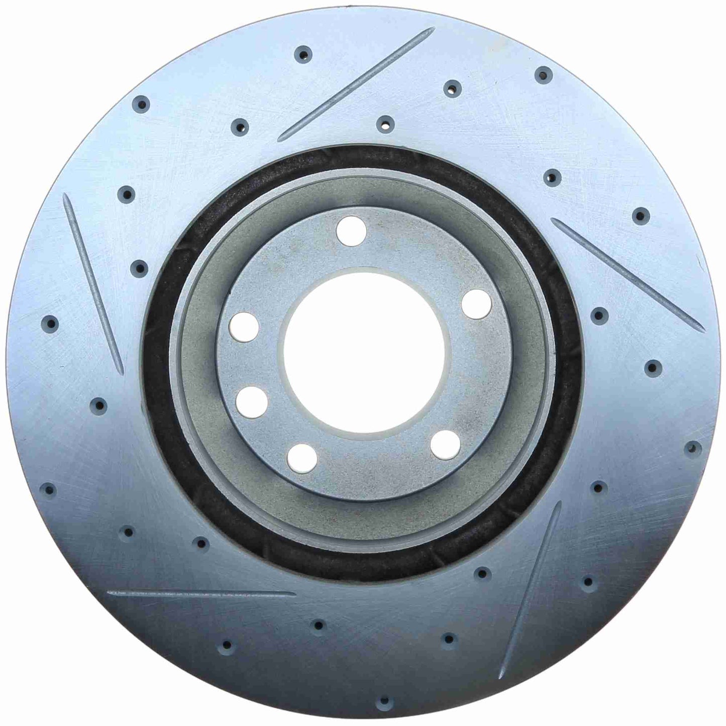 StopTech Select Sport Drilled And Slotted Brake Rotor; Front Left