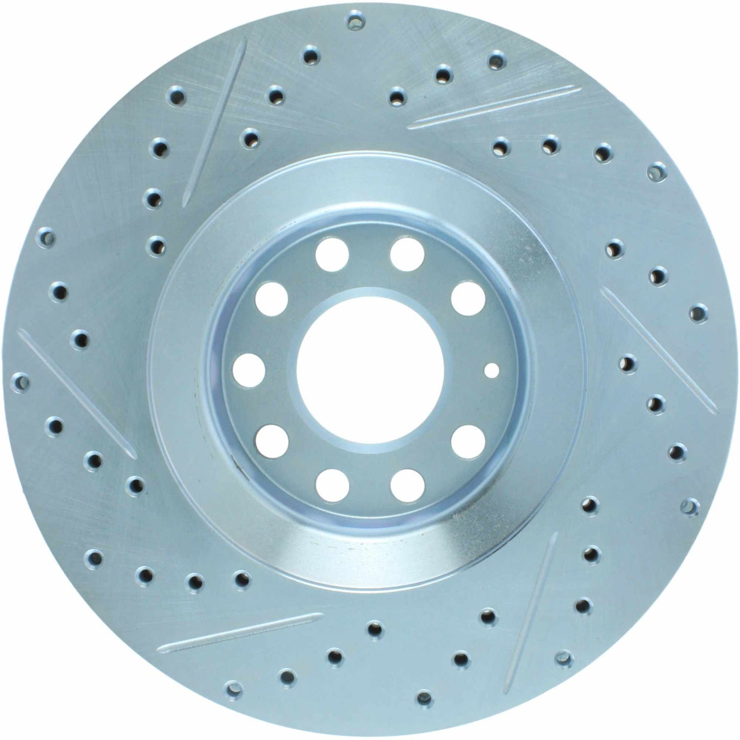 StopTech Select Sport Drilled And Slotted Brake Rotor; Front Left