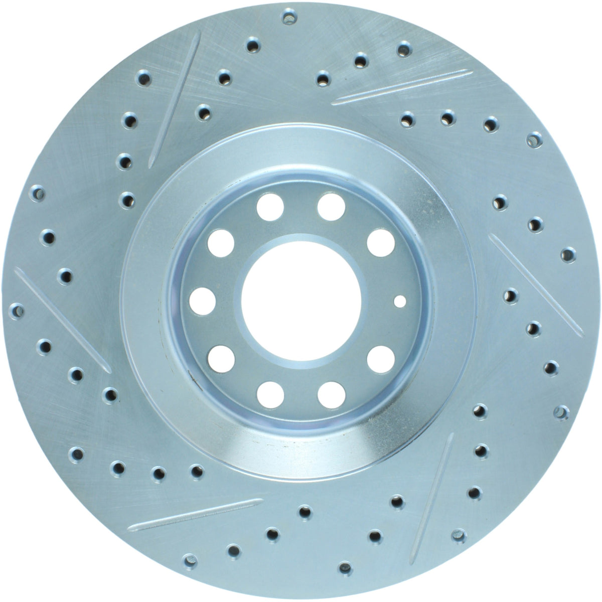 StopTech Select Sport Drilled And Slotted Brake Rotor; Front Left