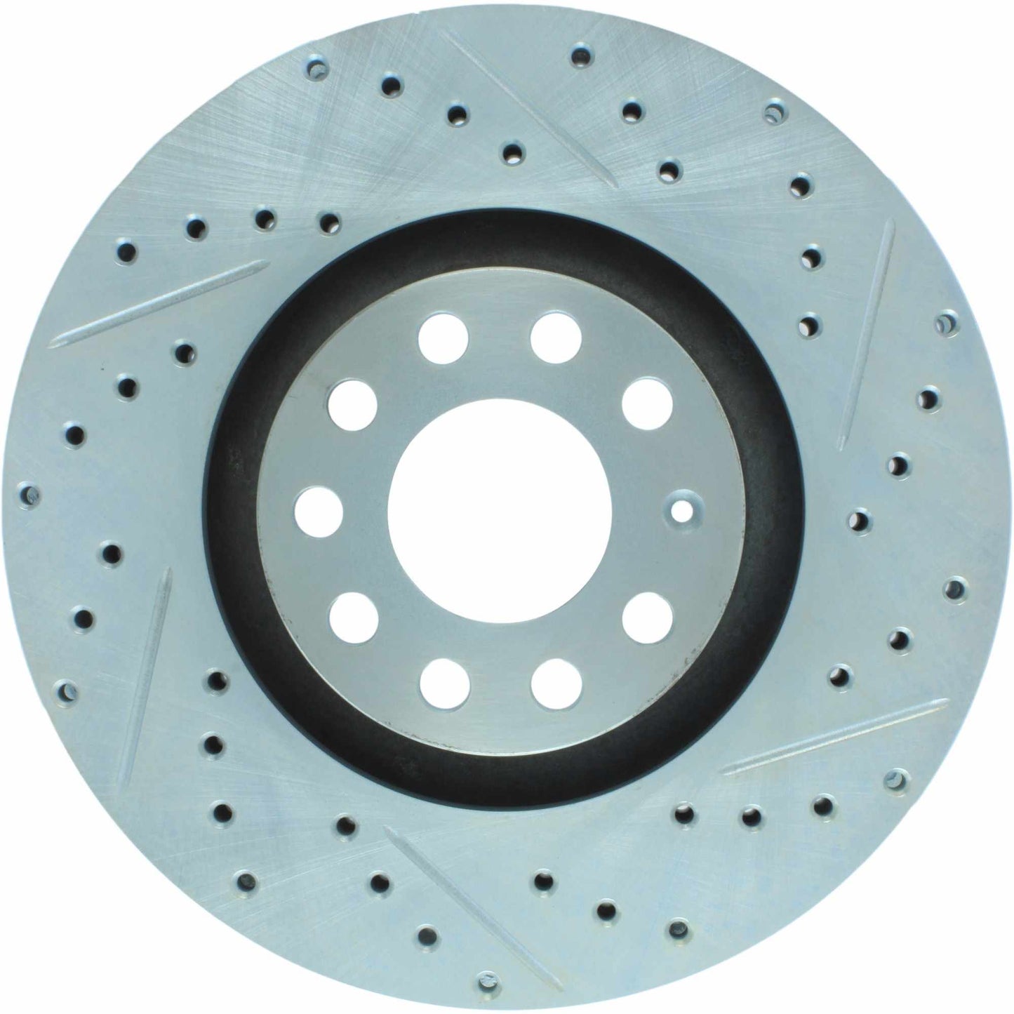 StopTech Select Sport Drilled And Slotted Brake Rotor; Front Left