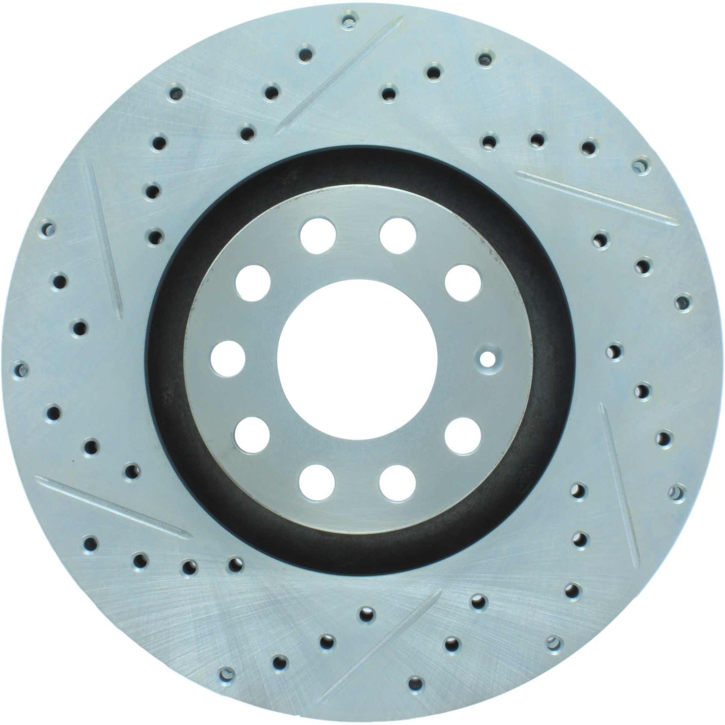 StopTech Select Sport Drilled And Slotted Brake Rotor; Front Right