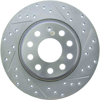 StopTech Select Sport 06-10 Volkswagen Jetta Slotted & Drilled Left Rear Rotor 227.33099L