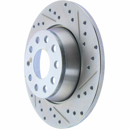 StopTech Select Sport 06-10 Volkswagen Jetta Slotted & Drilled Left Rear Rotor 227.33099L