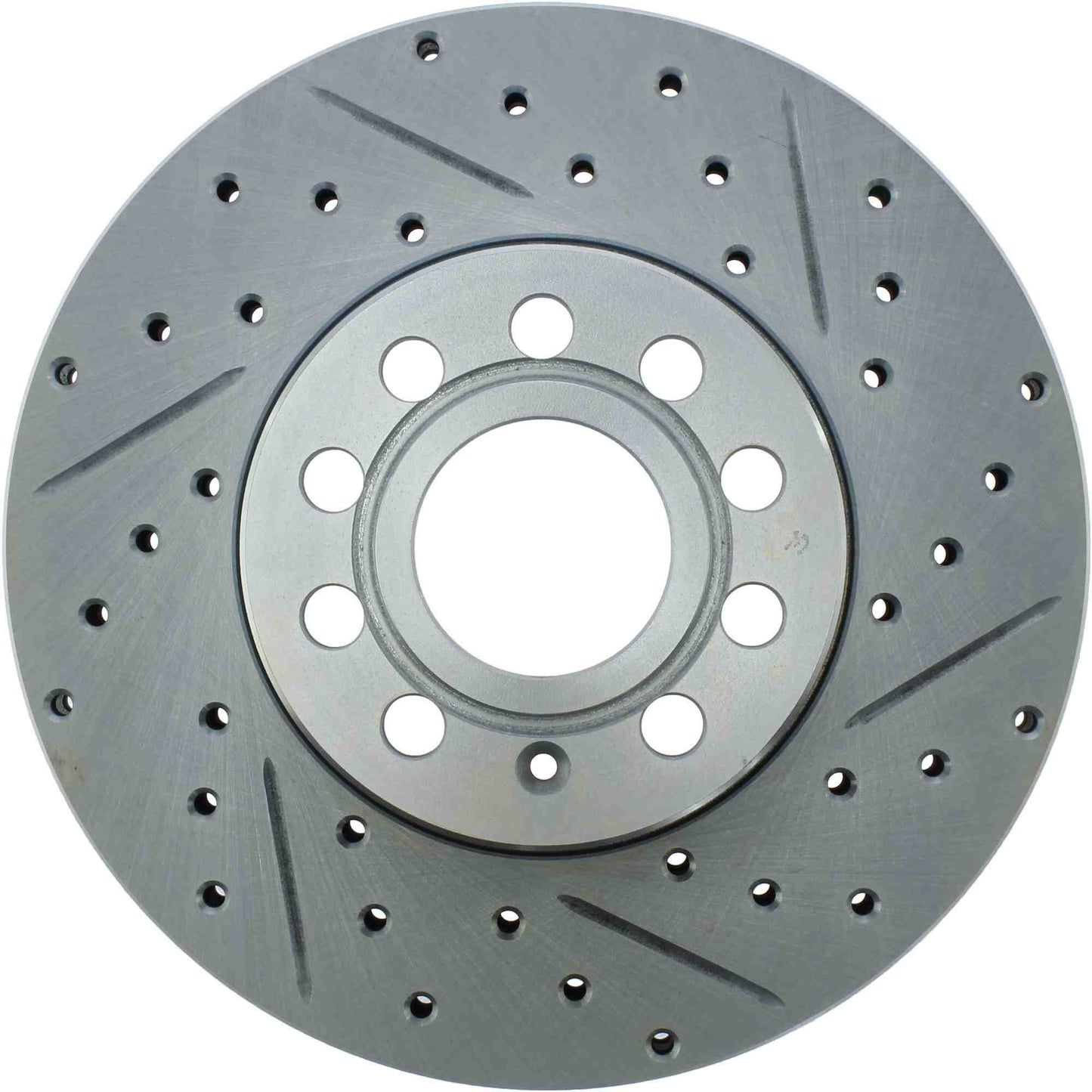 StopTech Select Sport Drilled And Slotted Brake Rotor;Front And Rear Left