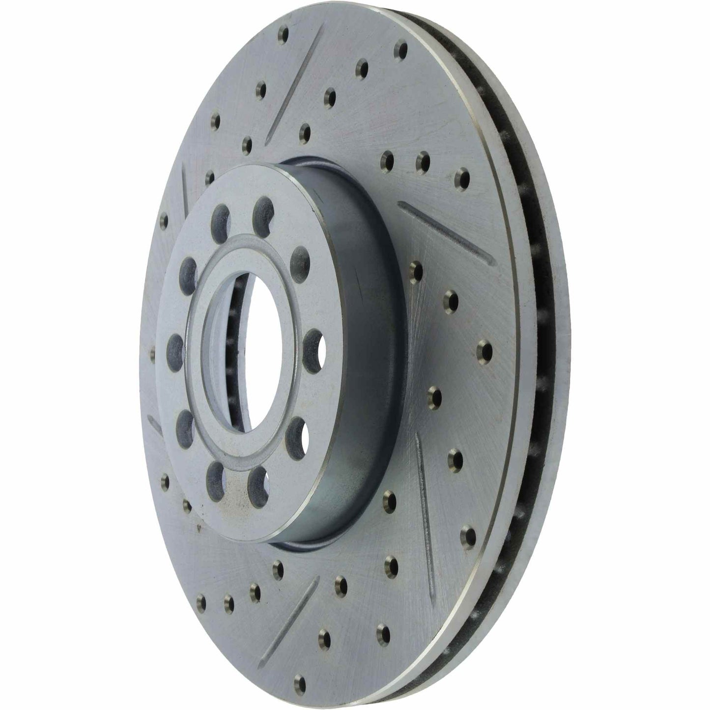 StopTech Select Sport Drilled And Slotted Brake Rotor;Front And Rear Right