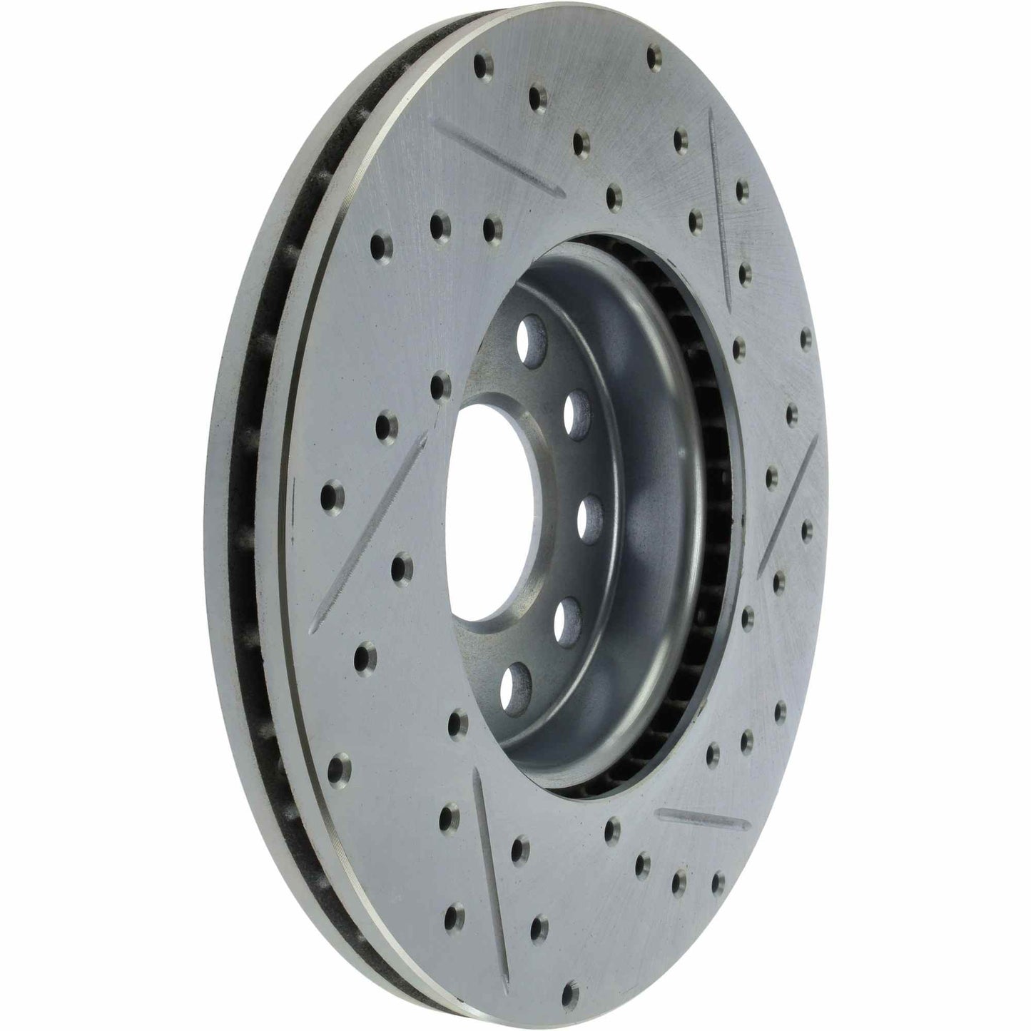 StopTech Select Sport Drilled And Slotted Brake Rotor;Front And Rear Right