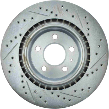 StopTech Select Sport 14-19 Audi A4i Slotted and Drilled Right Rear Rotor 227.33137R