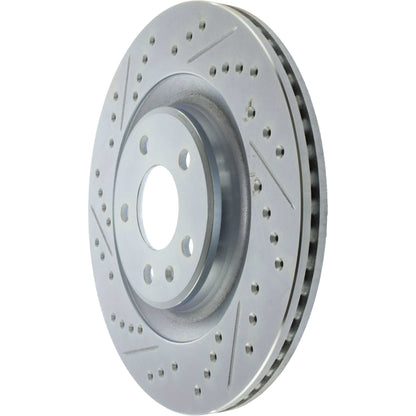 StopTech Select Sport 14-19 Audi A4i Slotted and Drilled Right Rear Rotor 227.33137R