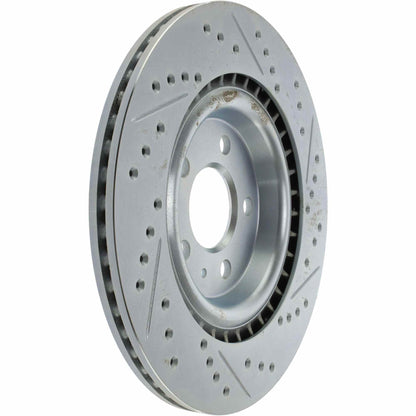 StopTech Select Sport 14-19 Audi A4i Slotted and Drilled Right Rear Rotor 227.33137R