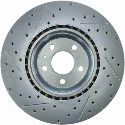 StopTech Select Sport 14-19 Audi A4i Slotted and Drilled Left Front Rotor 227.33138L