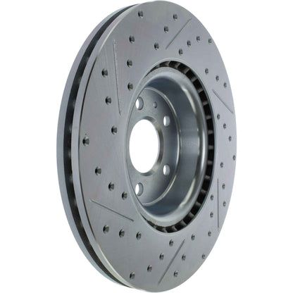StopTech Select Sport 14-19 Audi A4i Slotted and Drilled Left Front Rotor 227.33138L