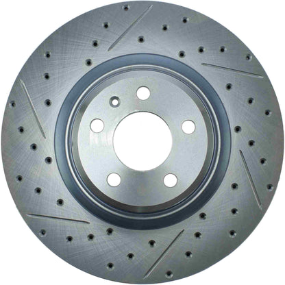 StopTech Select Sport 14-19 Audi A4i Slotted and Drilled Right Front Rotor 227.33138R