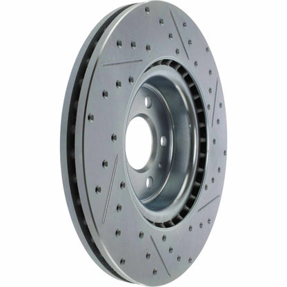 StopTech Select Sport 14-19 Audi A4i Slotted and Drilled Right Front Rotor 227.33138R
