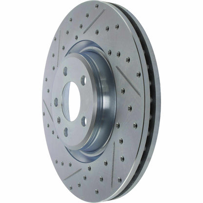 StopTech Select Sport 14-19 Audi A4i Slotted and Drilled Right Front Rotor 227.33138R