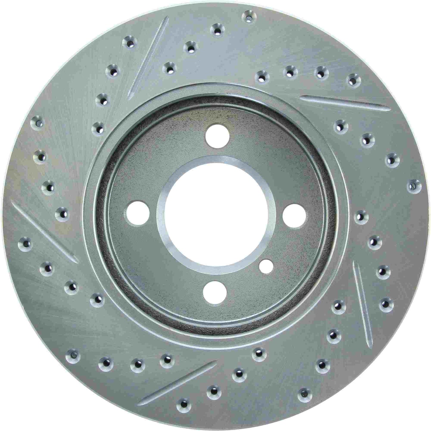 StopTech Select Sport Drilled And Slotted Brake Rotor; Front Left